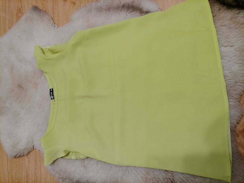 Limonkowa bluzka Faame 36