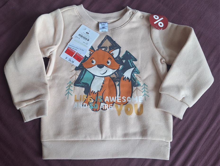 Nowa bluza 80 cm Takko dopo dopo