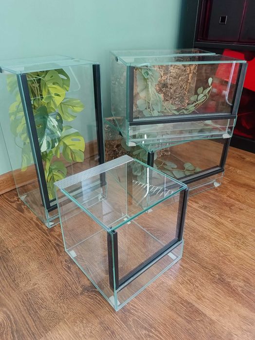Terrarium szklane 20x20x20, 20x20x40 i 30x30x20