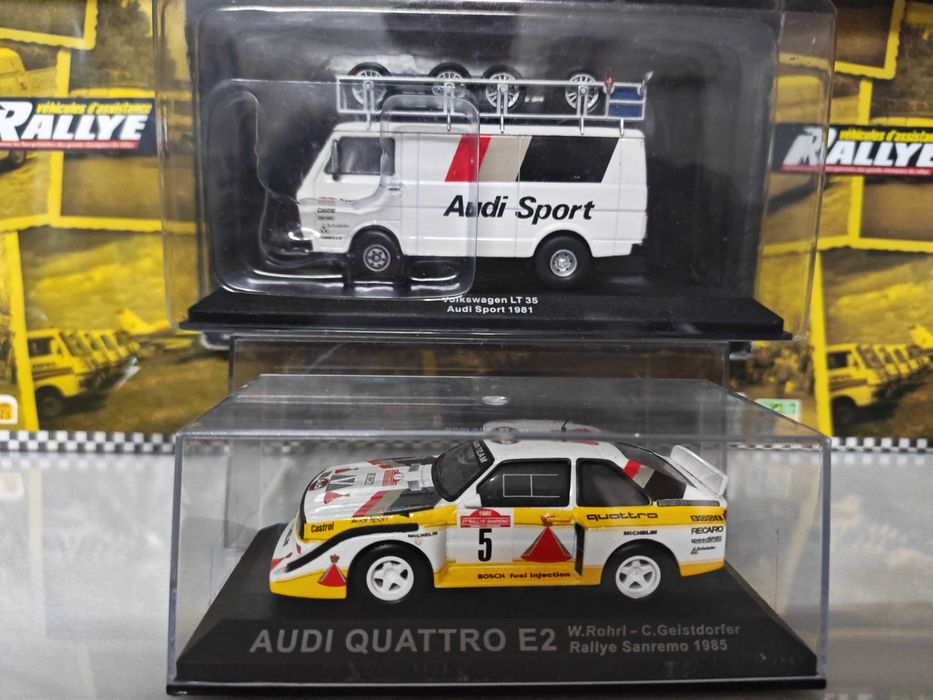Volkswagen LT 35 + Audi Quattro E2 Team Audi Sport Rally 1:43