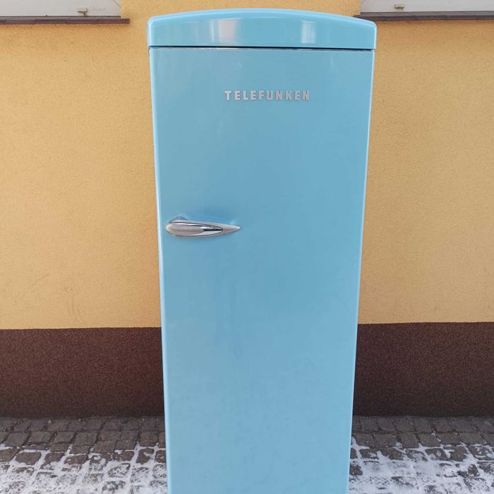 Lodówka retro  TELEFUNKEN - 323 l. błękitna