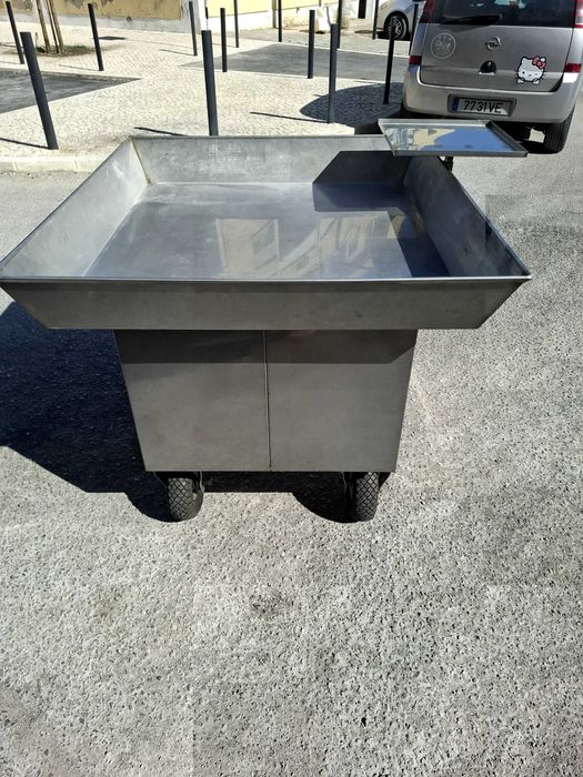 Padiola carrinho em inox para venda de Fruta