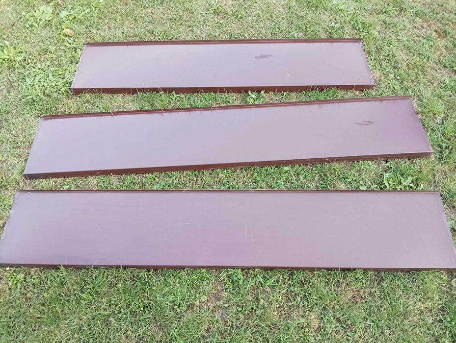Parapety blaszane x 3