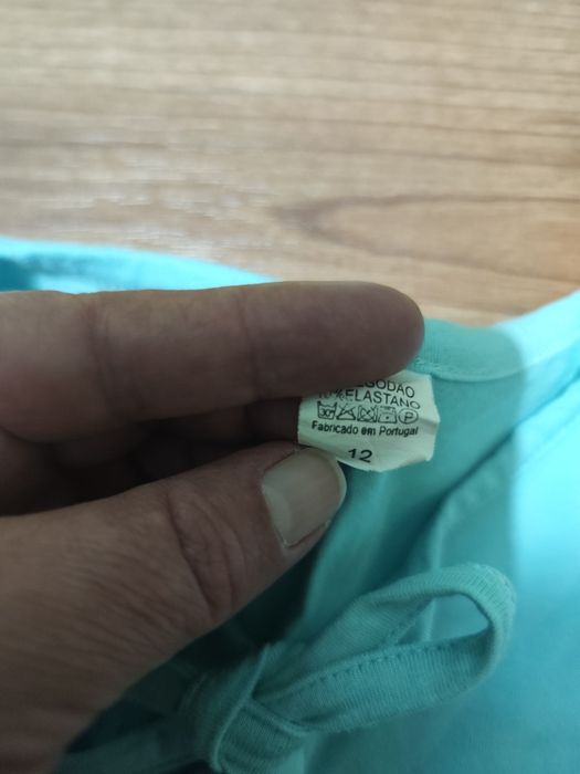 Bolero azul de menina