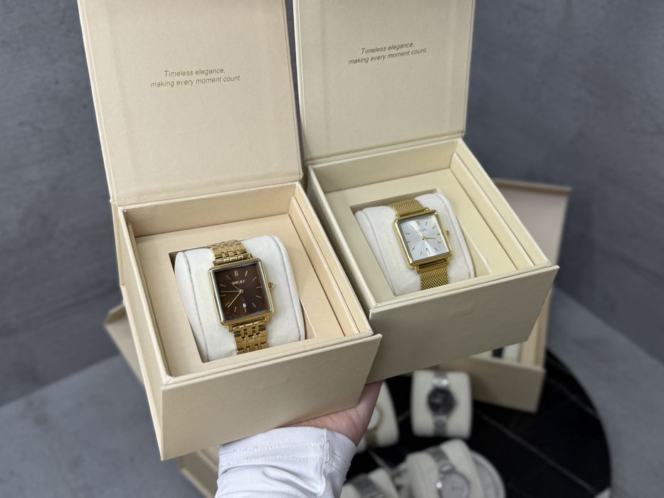 Акція жіночий годинник Burker золото срібло подарунок для дівчини