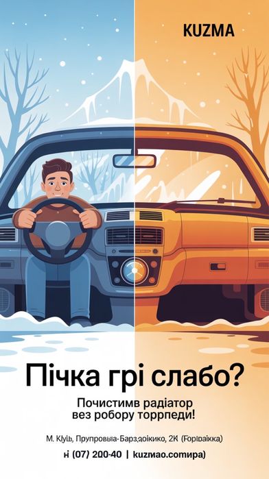 Чистка промывка печки радиатора авто без снятия