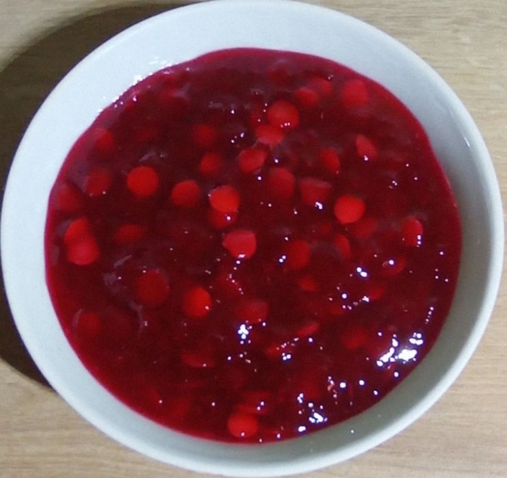 Калина свіжа (з цукором або медом 1/1)та пастеризова, Калина-малина.