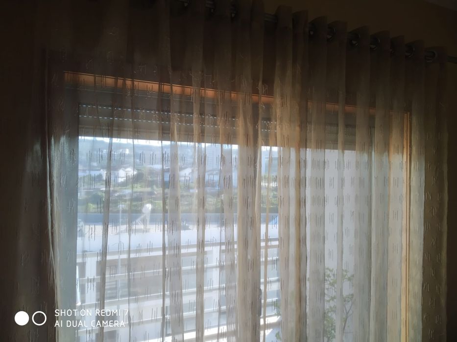 Cortinados em organza (oferta reposteiros)