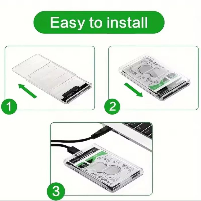 Новые внешние карманы с Type-C для HDD/SSD 2,5"