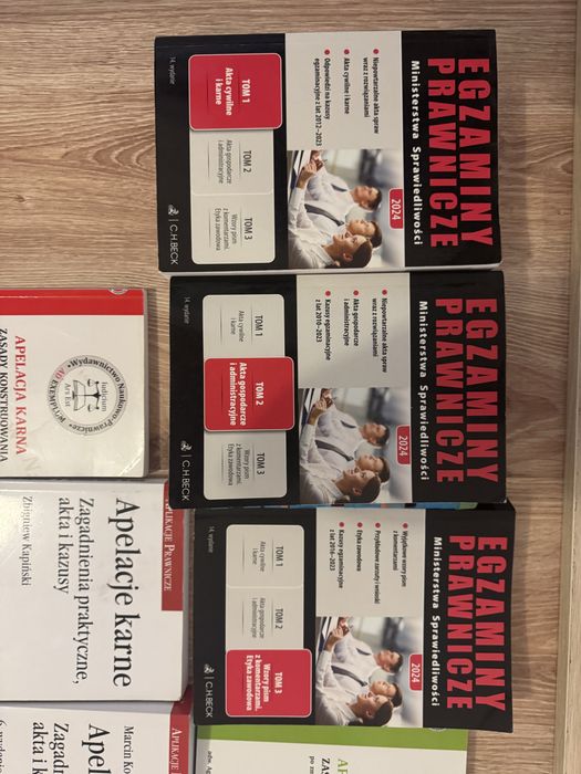 Zestaw książek egzamin radcowski adwokacki