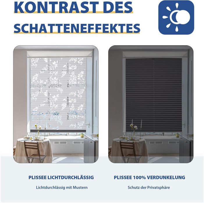 Roleta plisowana okienna