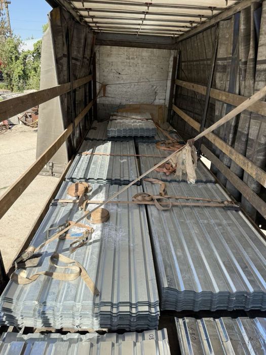 Профнастил оцинкований некондиція б/у 0,4-0,5 мм