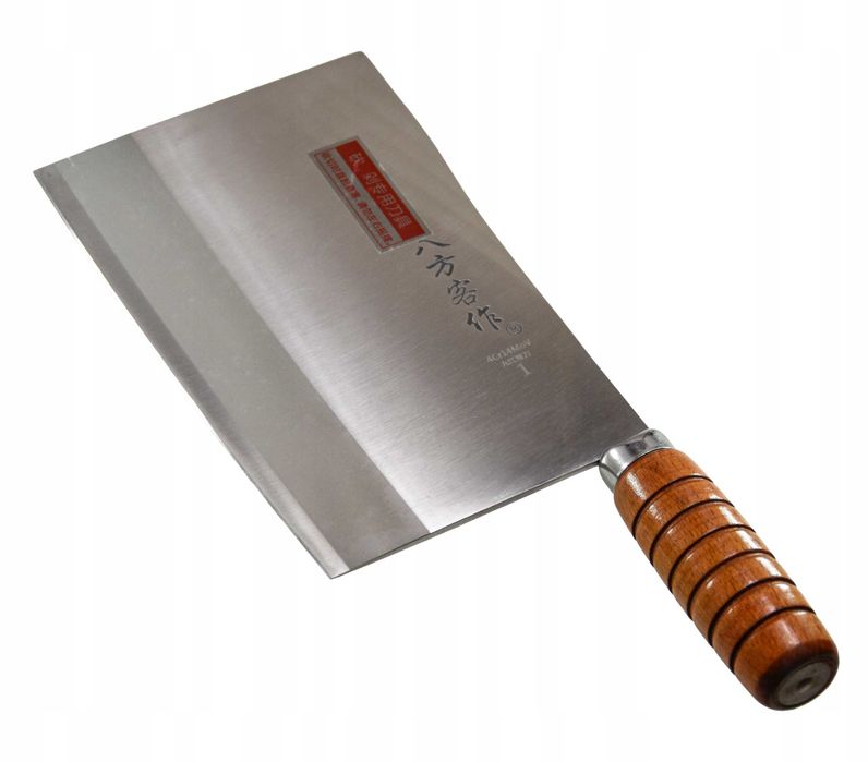 Duży Tasak Kuchenny Nóż Szefa Kuchni Mocny 21CM Stal Do Mięsa Warzyw