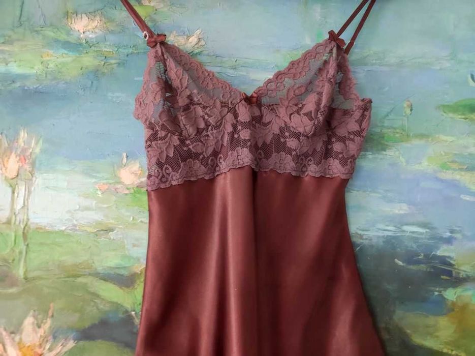 halka piżama koszulka nocna koszula sexy koronkowa satynowa