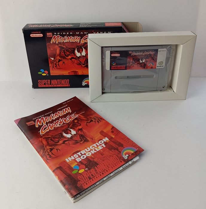 Spiderman maximium carnade super nintendo
