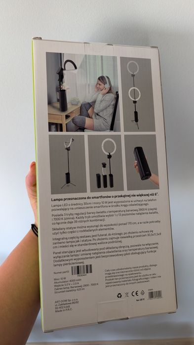 lampa pierścieniowa sf800 xline