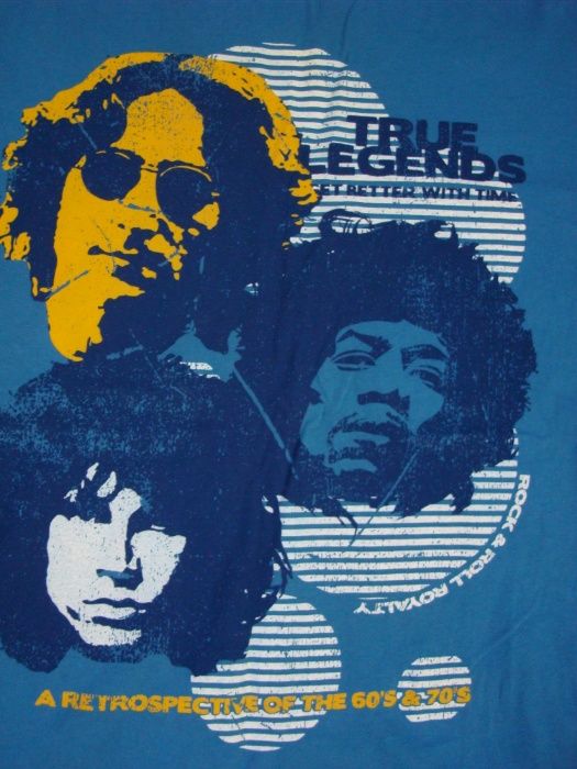 футболка Легенди рока 60-70х р.XXL практич нова