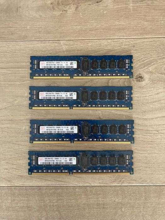 SK Hynix DDR3 RAM 4GB 2Rx4 PC3-12800R 1600 MHz