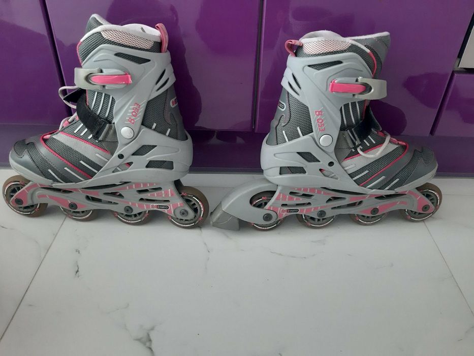 Фирменные роликовые коньки Reaction В053 вместе с оригинальной сумкой