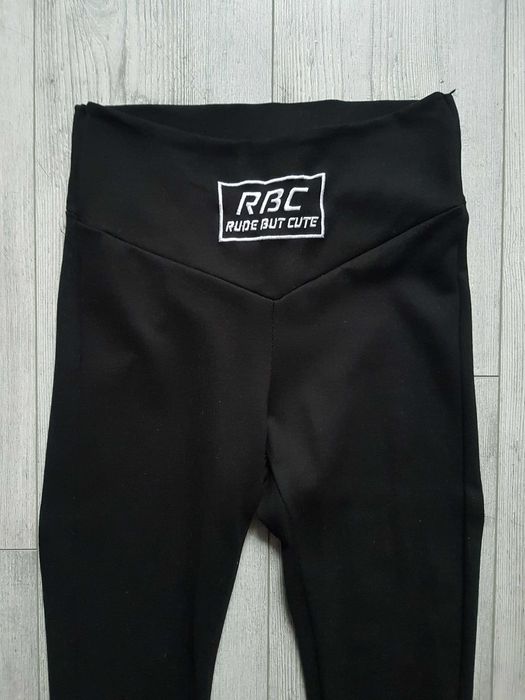 Rude But Cute Czarne legginsy S
