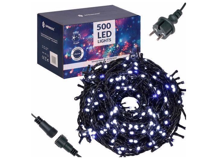 Lampki światełka choinkowe zewnętrzne świąteczne LED 301-500
