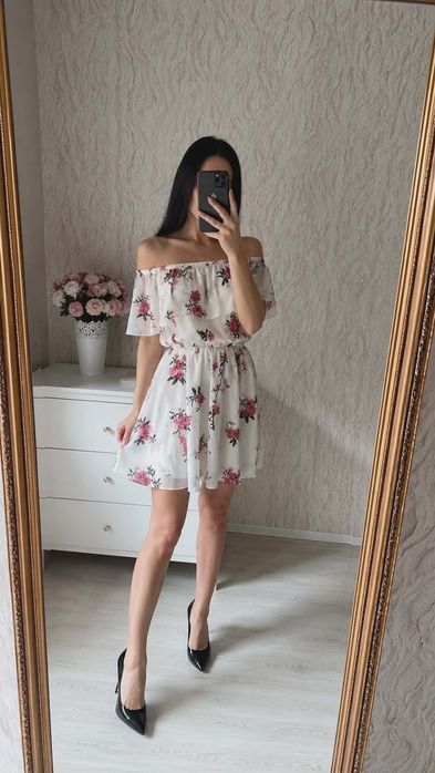 Biała sukienka na lato, 36