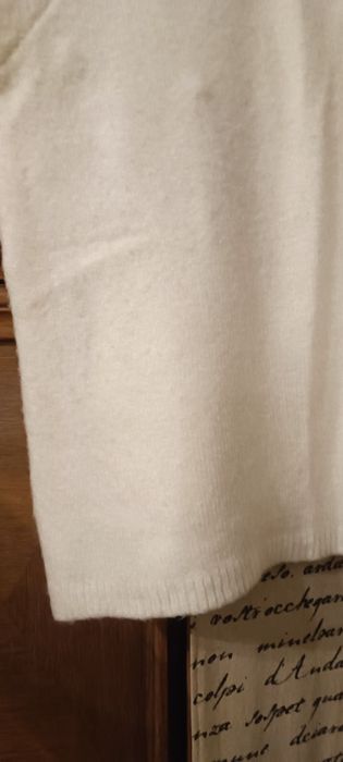 Mex x  38 sweterek damski ecru rękaw 3/4