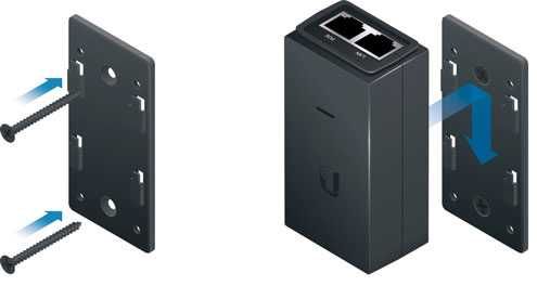 Новый гигабитный Poe адаптер Ubiquiti GP-H480-050G 48V 0.5A 24W