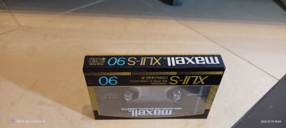 Kaseta magnetofonowa Maxell XL II S90 NOWA