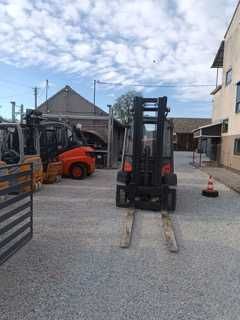 Wózek widłowy Linde H50T, LPG. Triplex