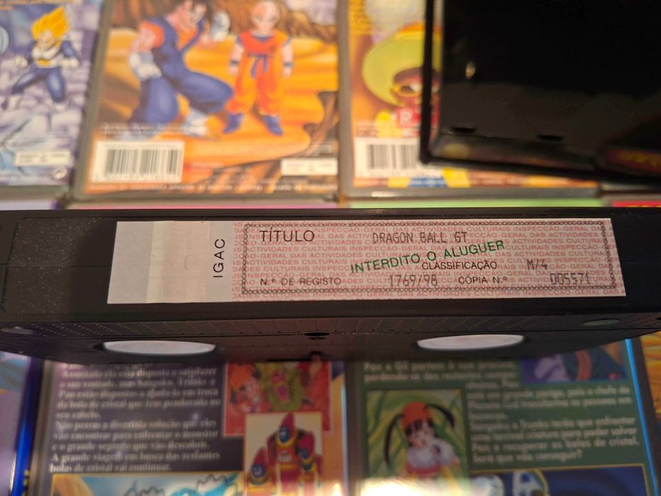RARE Dragon Ball Z & GT Original Portuguese VHS Collection – PrísVideo – MINT CONDITION