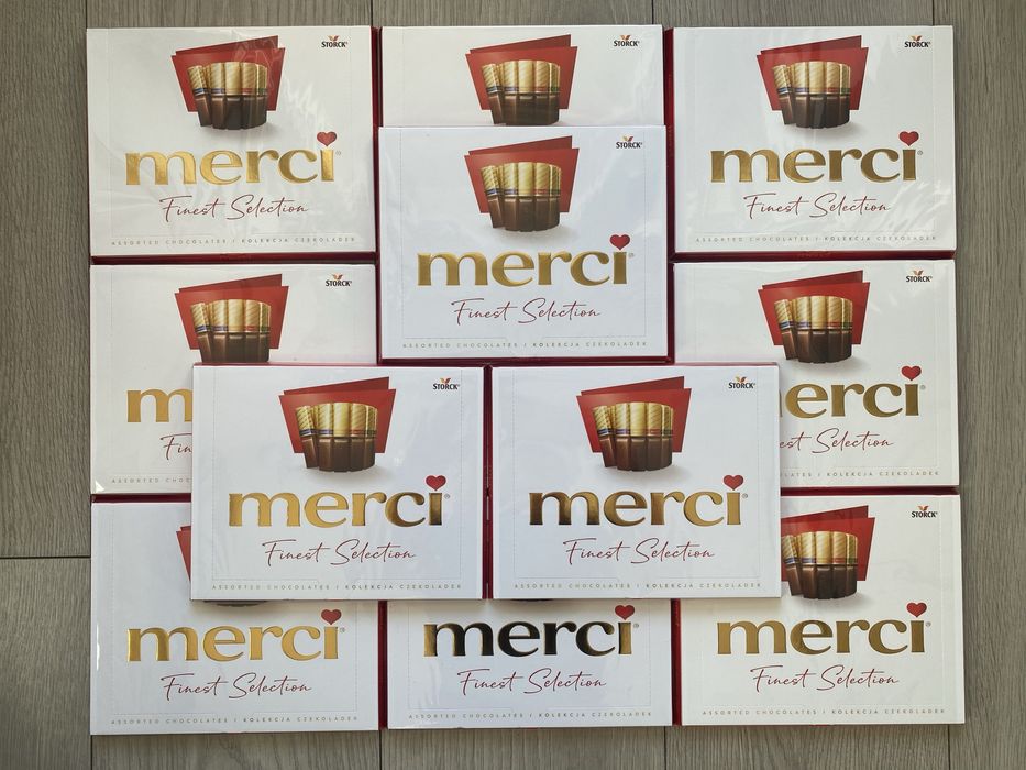 12x Czekoladki Merci Finest Selection Bombonierka 250g Okazja