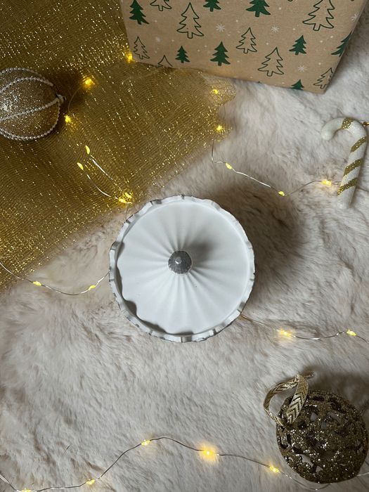 Carrossel porta jóias prateado