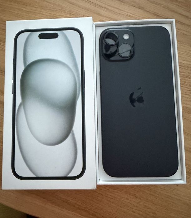 iPhone 15 Black Super stan jak nowy. Orginalny nic nie wymieniane