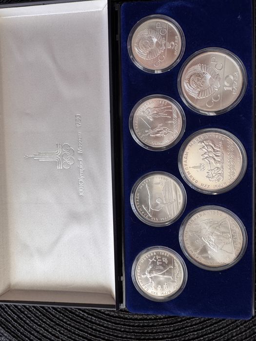 Monety srebrne Ruble Olimpiada Moskwa 1980r