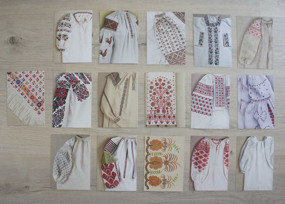 Листівки Українська вишивка код нації вишиванка вышиванка набор