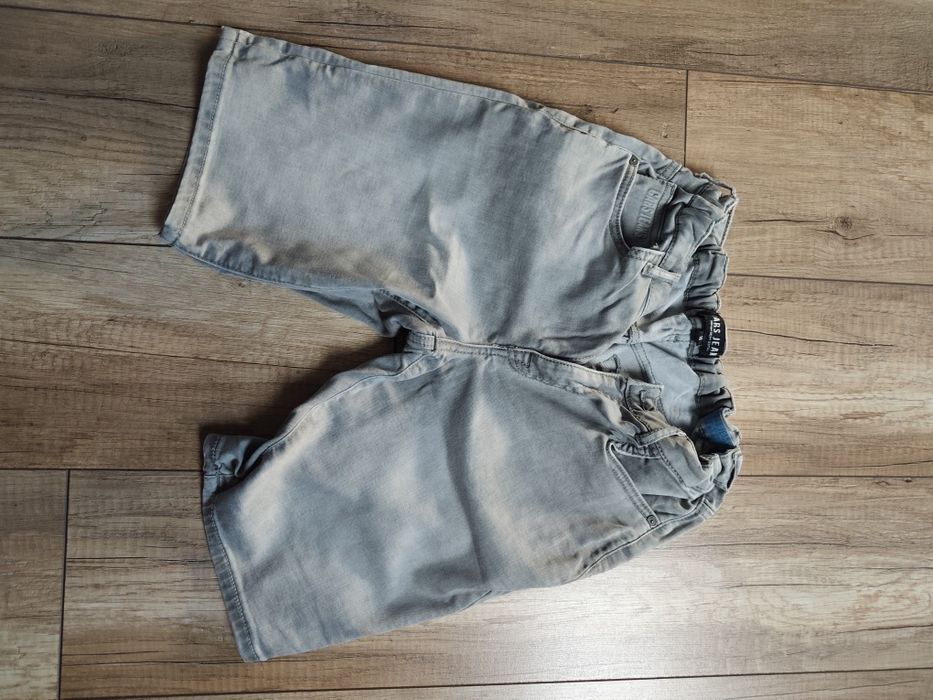 Szare szorty/spodenki jeansowe