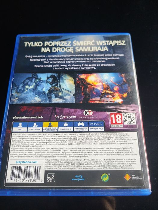 PS4 Nioh -bpolskie napisy