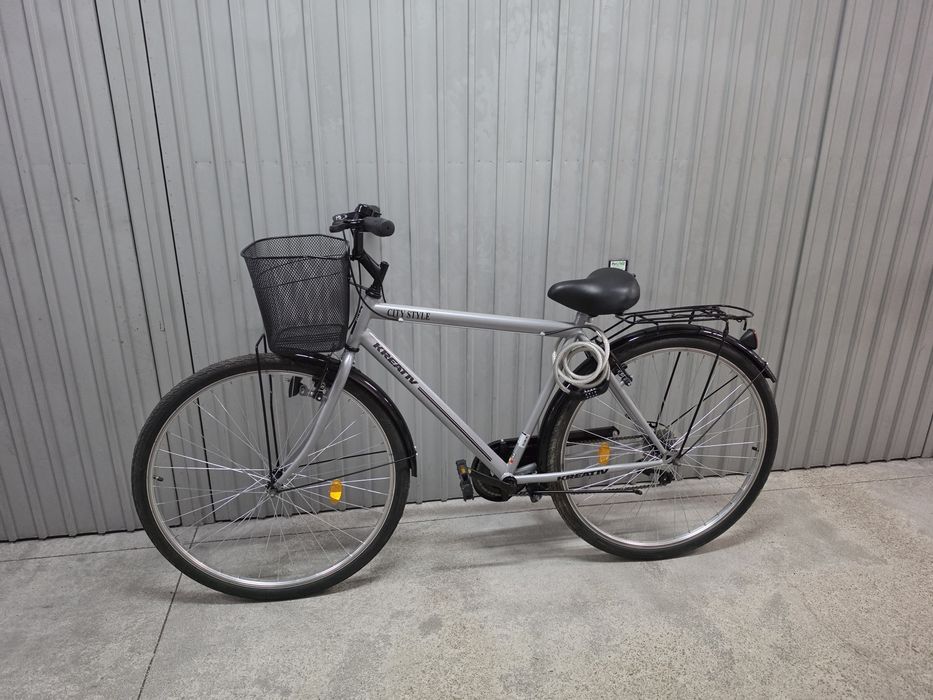 Bicicleta citadina Krestiv City Style nova , com cesto.