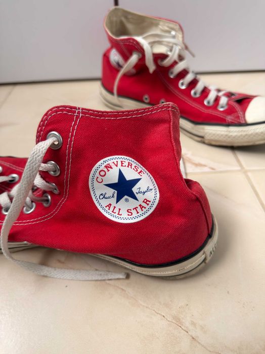 Оригинальные Converse All Star 42 размер красные кеды