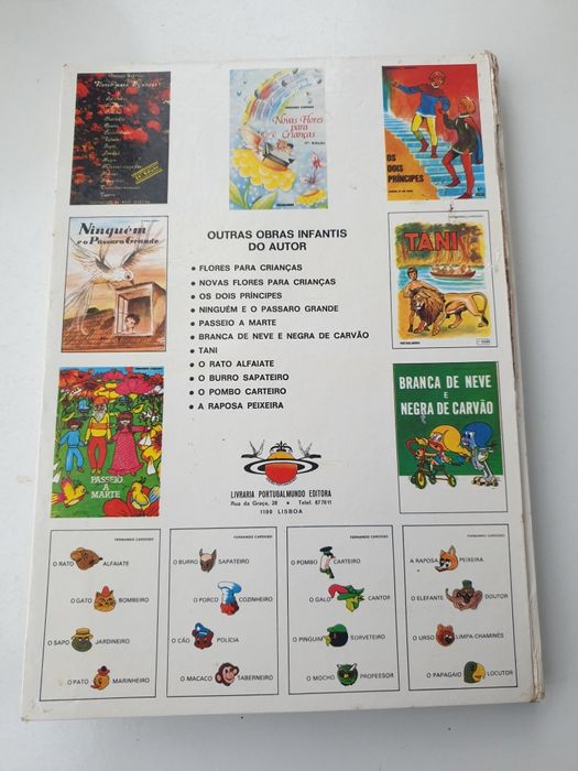 Livro antigo C.Gato das Botas