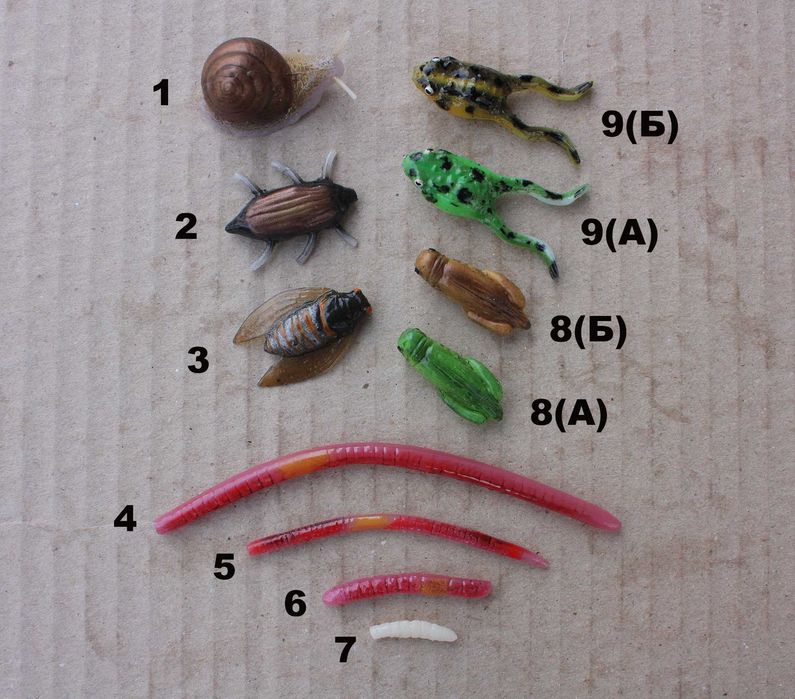 Анатомічні силіконові приманки (від 700грн. доставка НП безкоштовна)