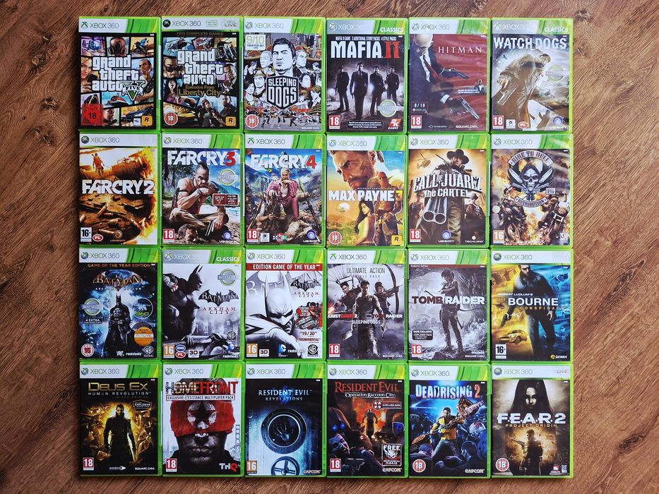 Gry XboX 360 Kinect Lego Dla Dzieci Samochodowe Sportowe Fifa Strzelanki Inne