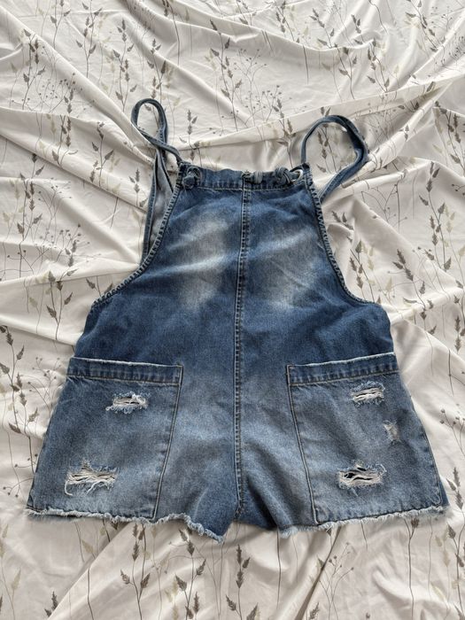 Jeansowe Ogrodniczki