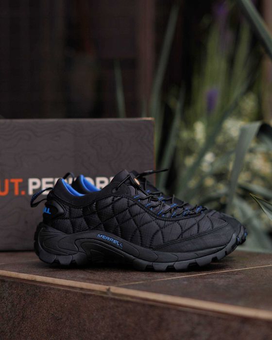 Мужские кроссовки Merrell Ice Cap Black Blue термо водонепроницаемые