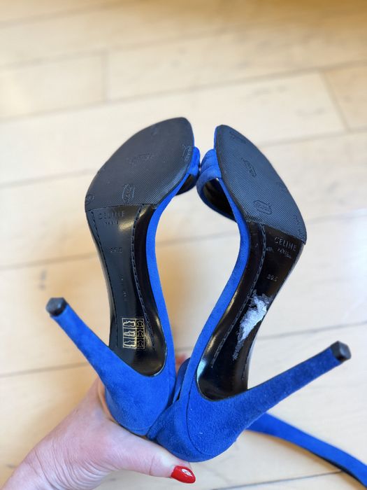 Туфлі-босоніжки Celine Сині (Оригінал)