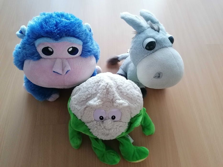 Bonecos de peluche (conjunto)