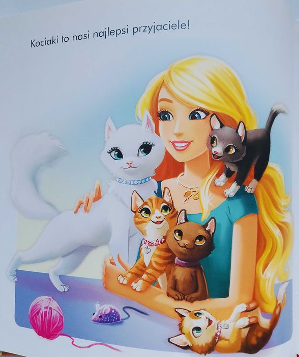 Barbie Czytanki przytulanki Kotki