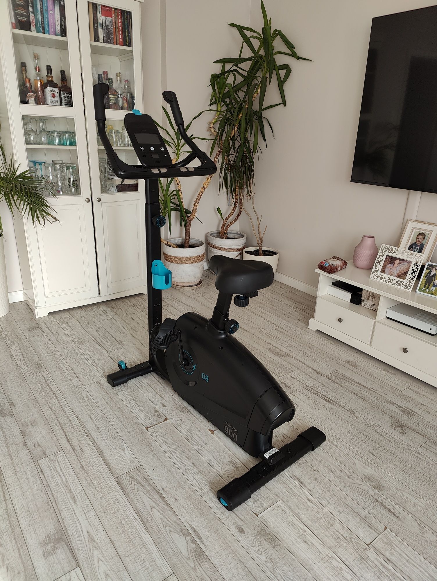 Rower stacjonarny Domyos 900 Decathlon Samo zasilaj cy stan idealny Wa brzych OLX.pl