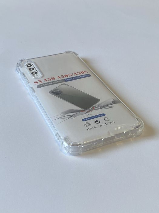 Чехол Samsung A30S - A307 / A505 - A50 Прозорий Протиударний